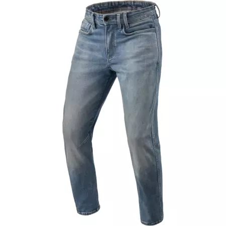 Jean REV'IT Detroit 3 Tapered L36 Bleu Moyen Vintage - Pantalon moto REV'IT