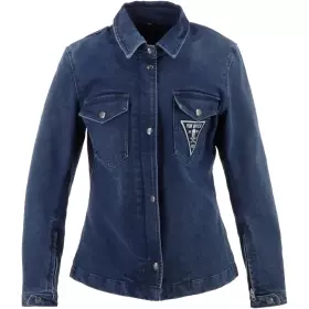 Surchemise Femme Helstons X Von Dutch Pussycat Bleu Dirty