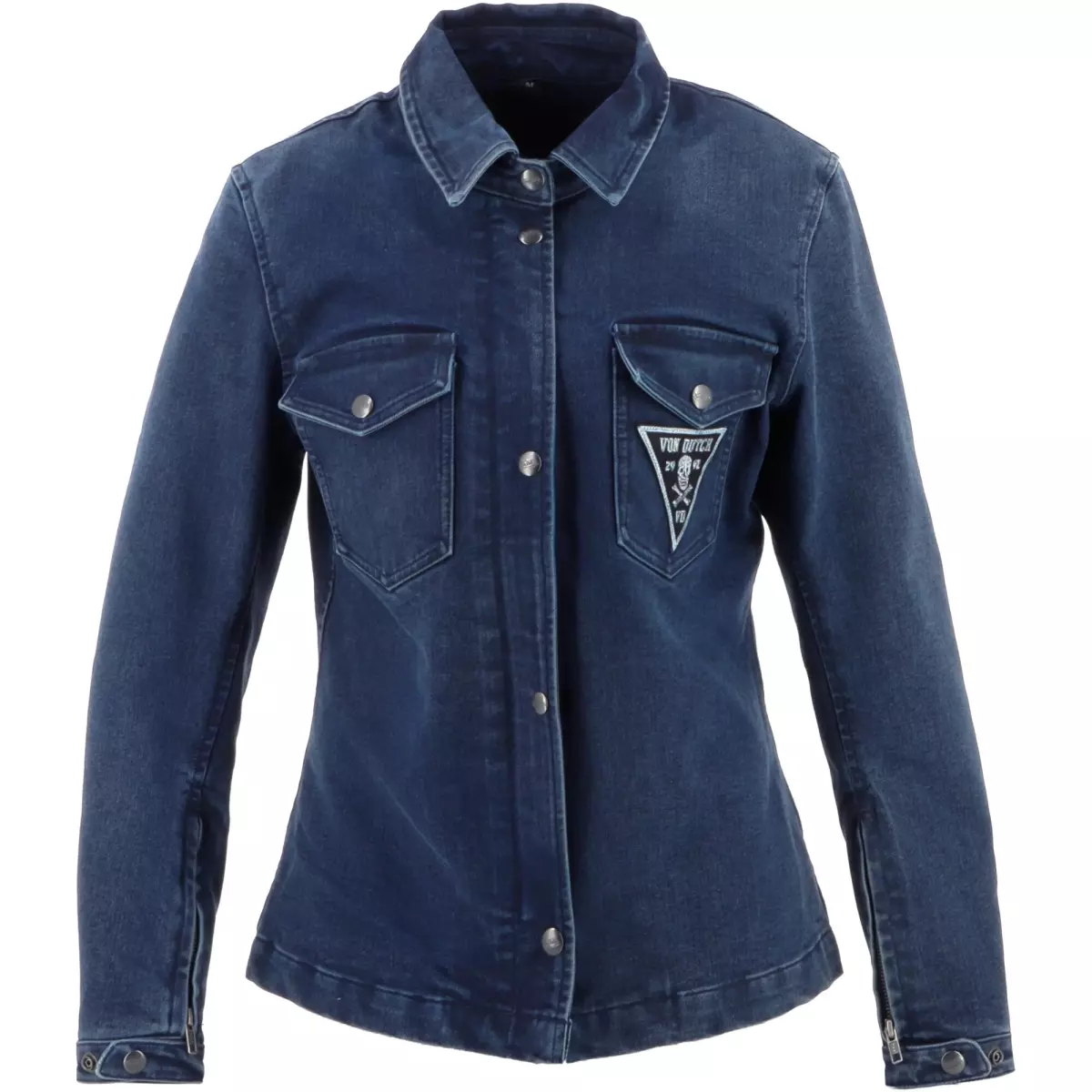 Surchemise Femme Helstons X Von Dutch Pussycat Bleu Dirty