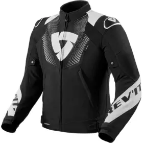 Blouson REV'IT Hyperspeed 3 H2O Noir Blanc