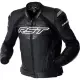 Blouson RST Tractech Evo D3O Cuir Noir Blanc