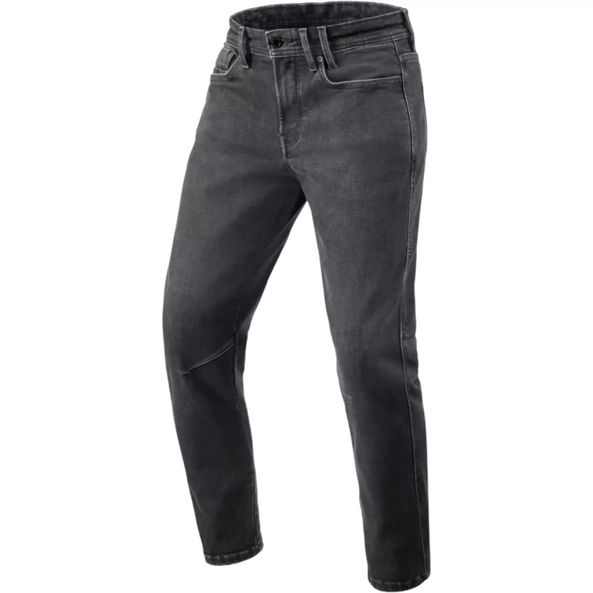 Jean REV'IT Detroit 3 Tapered L34 Noir Foncé Stone