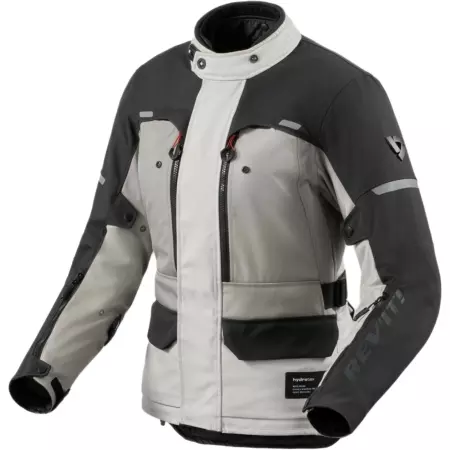 Veste Femme REV'IT Outback 5 H2O Argent Noir - Equipement Femme REV'IT