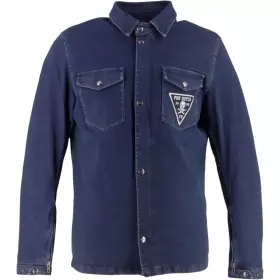 Surchemise Helstons X Von Dutch Stray Cat Bleu Dirty