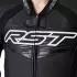Blouson RST Tractech Evo D3O Cuir Noir Blanc