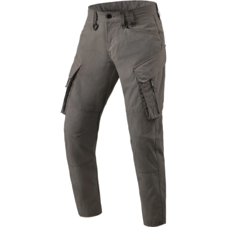 Pantalon REV'IT Cargo Tristan Tapered L32 Olive Noir - Pantalon moto REV'IT