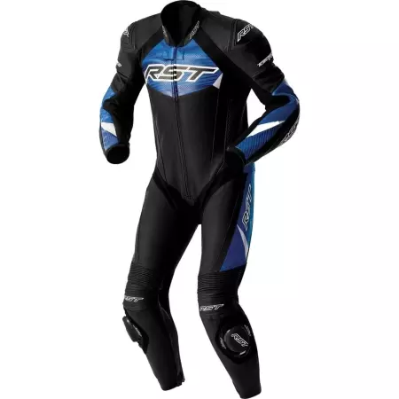 Combinaison RST Tractech Evo D3O Noir Bleu - Combinaison Cuir RST