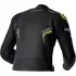 Blouson RST S1 D3O Cuir Noir Jaune Fluo