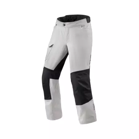 Pantalon REV'IT Convergent H2O Court Argent Noir - Pantalon moto REV'IT