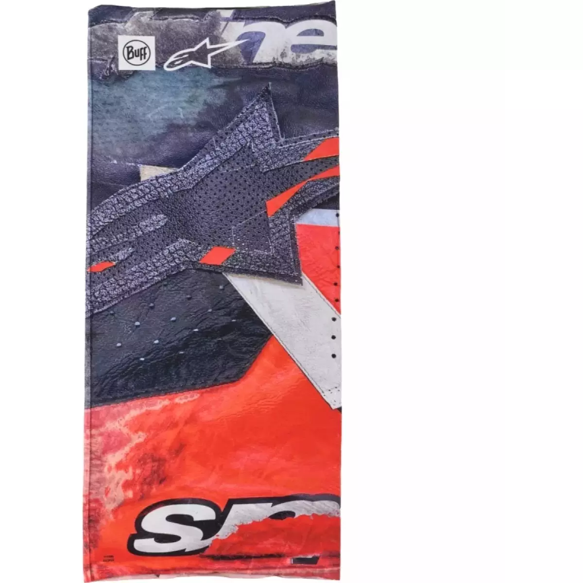 Tour De Cou Alpinestars Buff Ignite Noir Rouge Brillant