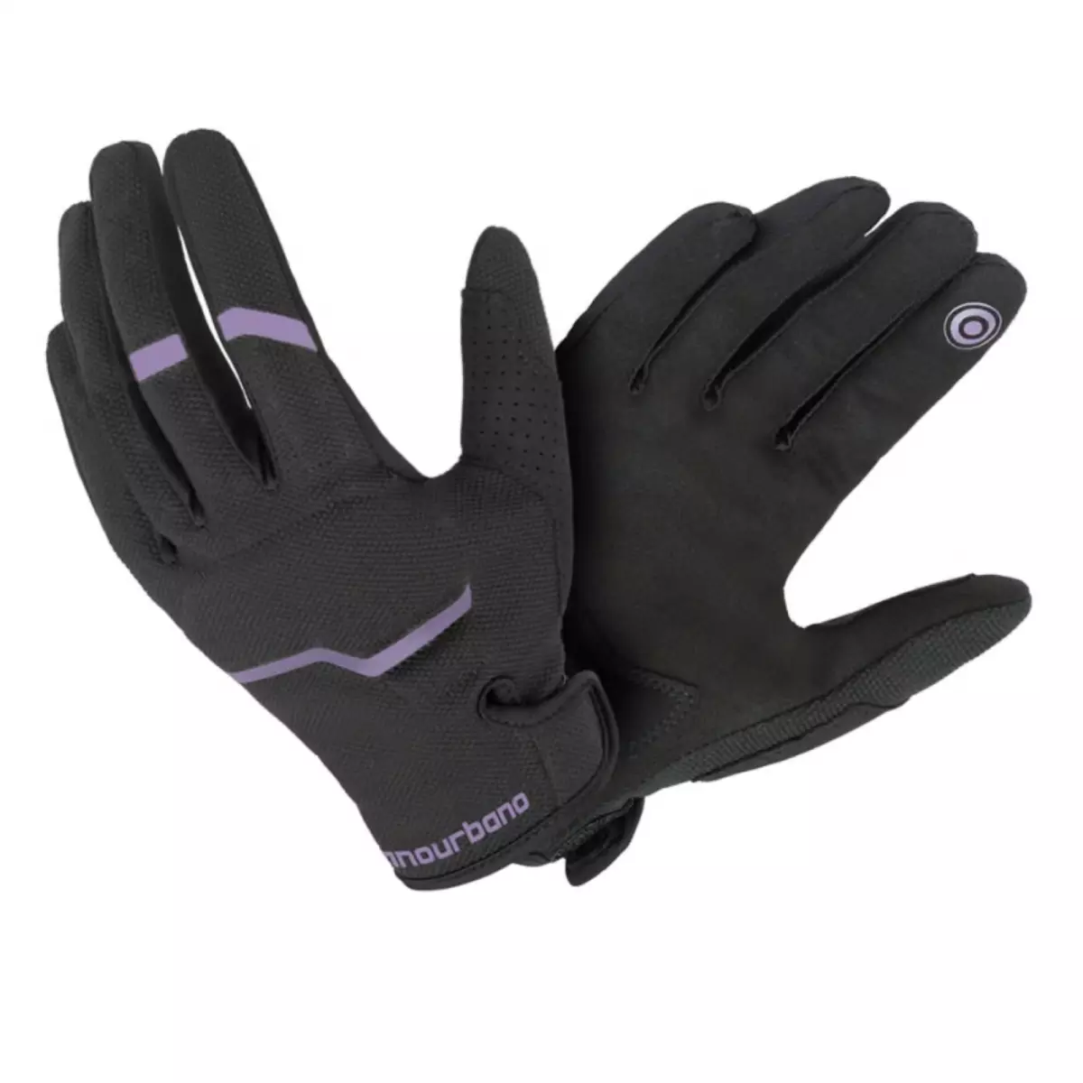 Gants Femme Tucano Urbano Miky Evo Noir Lavande
