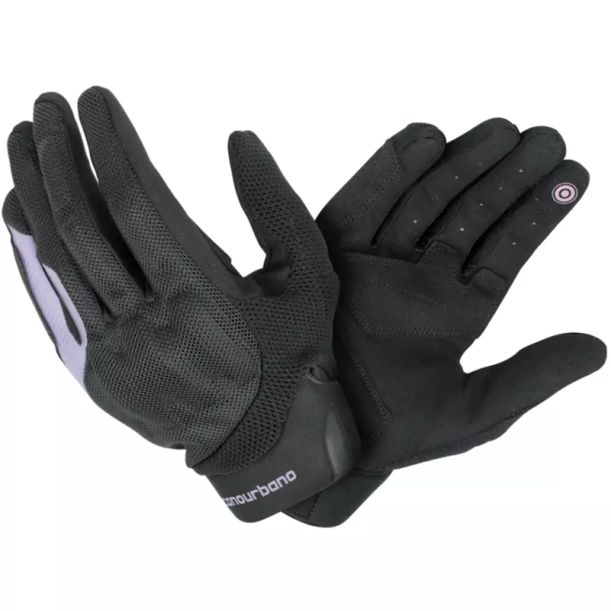 Gants Femme Tucano Urbano Penna Evo Noir Lavender