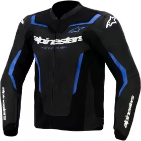 Blouson Alpinestars GP Force V2 Airflow Noir Bleu Métallique