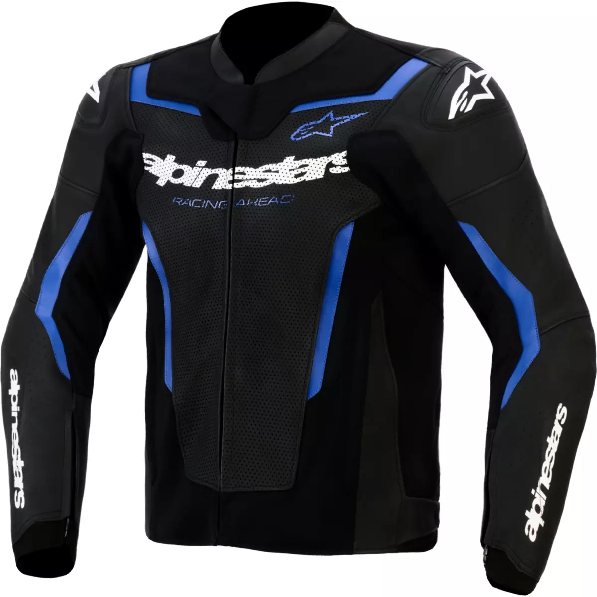 Blouson Alpinestars GP Force V2 Airflow Noir Bleu Métallique