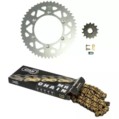 Kit Chaîne AFAM 520Xrr3 13/39 Renforcée - Couronne Ultra-Light - Transmission AFAM