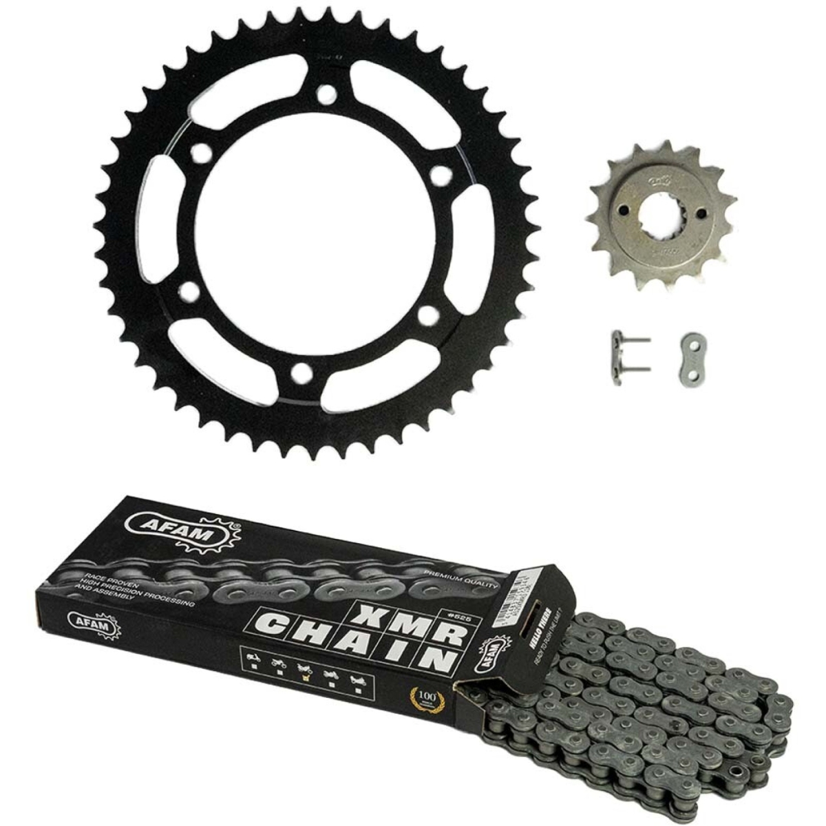 Kit Chaîne AFAM 420r1 13/38 Standard - Couronne Standard
