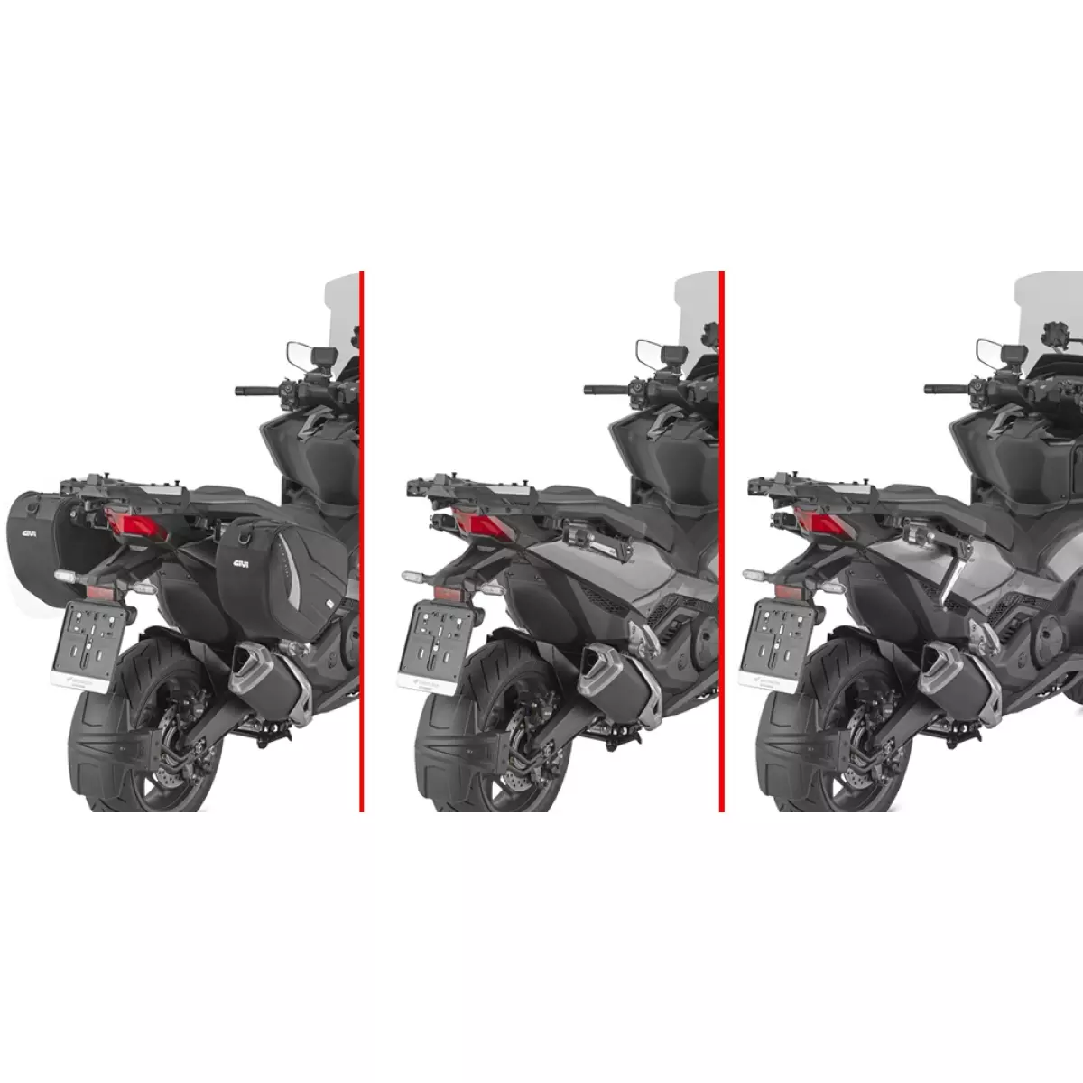 Supports Latéraux Givi Sacoches Easy-T Honda Forza 750 / X-ADV - STL1188