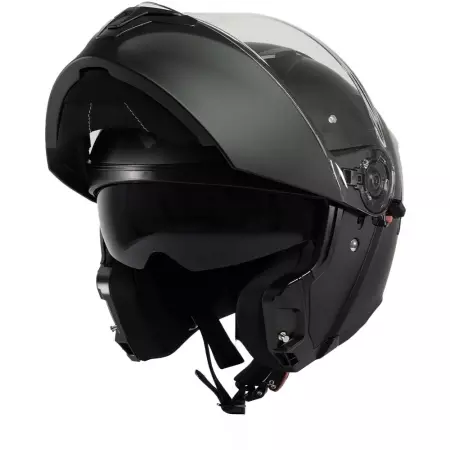 Casque Modulable SPW S-959 Solid Noir Mat - Casque Modulable SPW