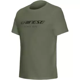 T-Shirt Dainese Essence Wordmark Vert Bronze