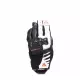 Gants Femme Dainese Reacto Carbon Court Noir Blanc Rouge Fluo