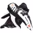 Gants Femme Dainese Reacto Carbon Court Noir Blanc Rouge Fluo