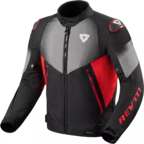 Blouson REV'IT Control H2O Noir Rouge