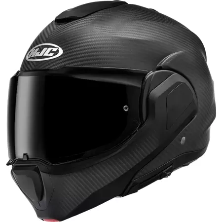 Casque HJC F100 Uni Carbone Mat Noir - Casque Modulable HJC