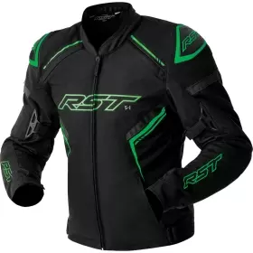 Blouson RST S1 D3O Noir Vert Fluo