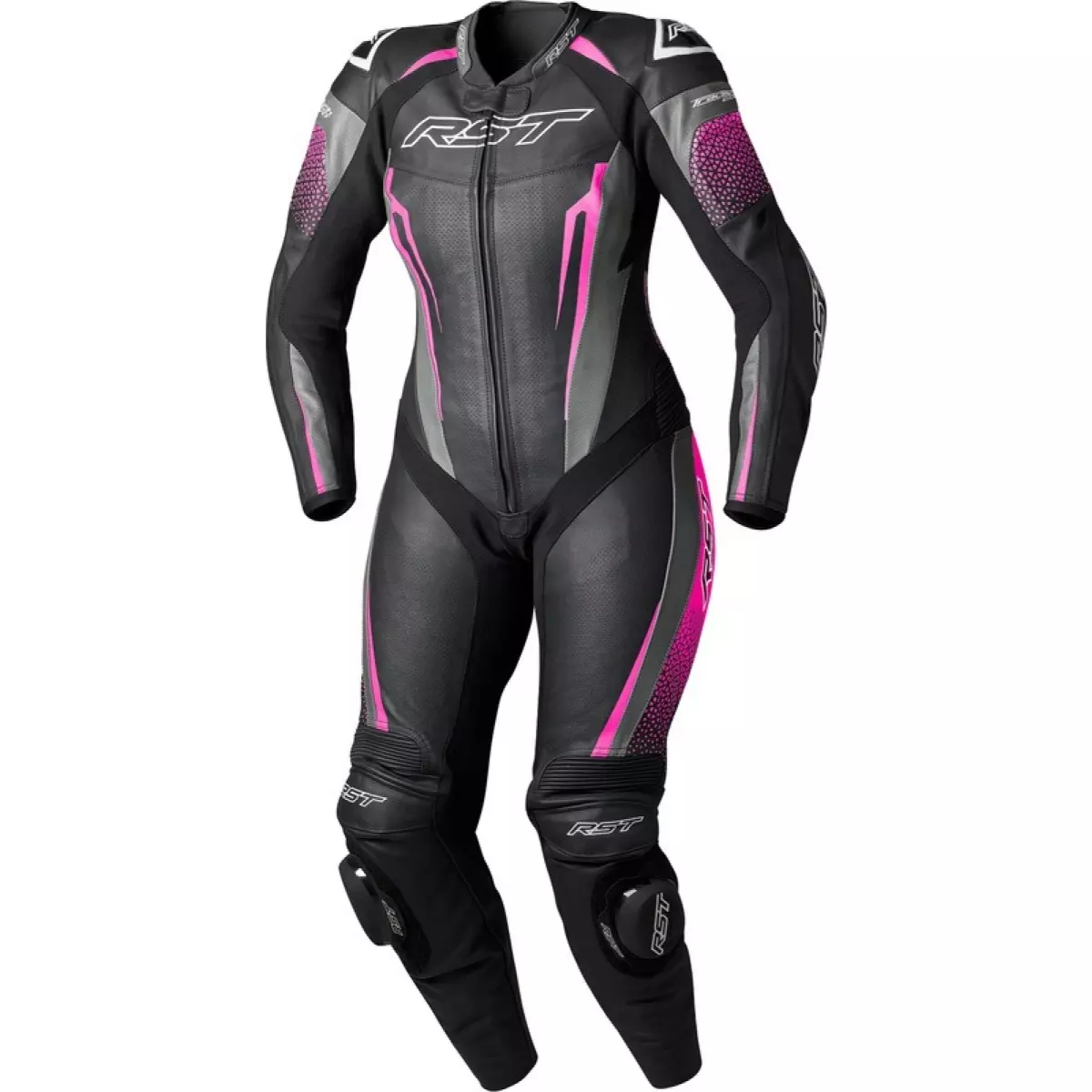 Combinaison Femme RST Tractech Evo D3O Noir Rose