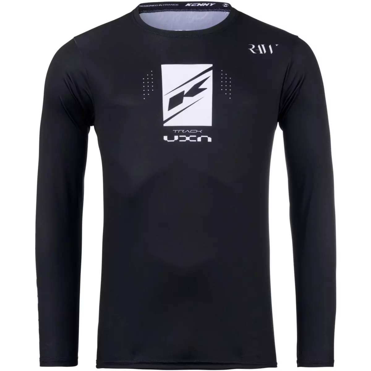Maillot Cross Kenny Track Raw Noir