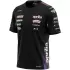 T-Shirt Ixon TS1 APRILIA 26 Noir Violet Rouge Fluo