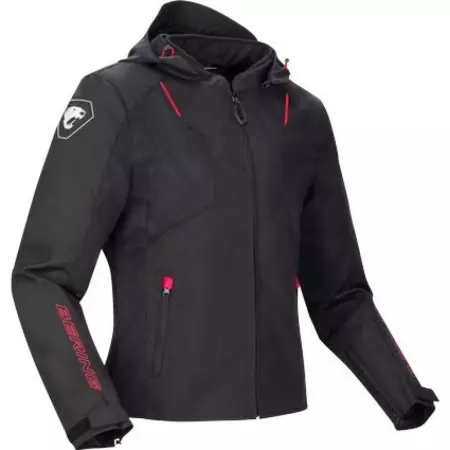 Blouson Bering Wing Noir Rouge - Blouson Moto BERING