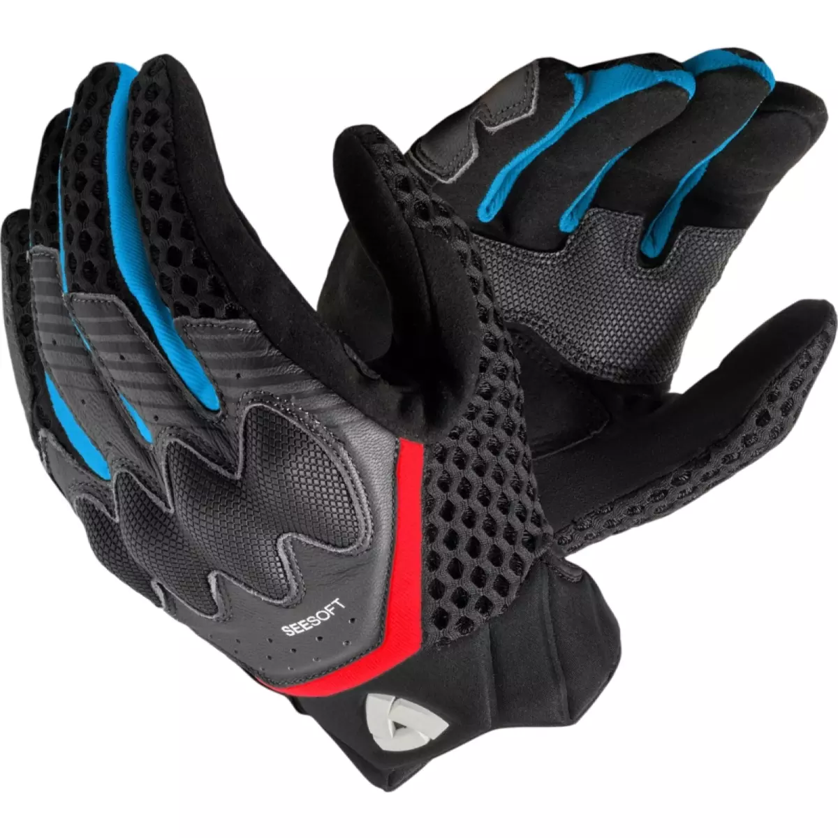 Gants REV'IT Veloz Rouge Bleu