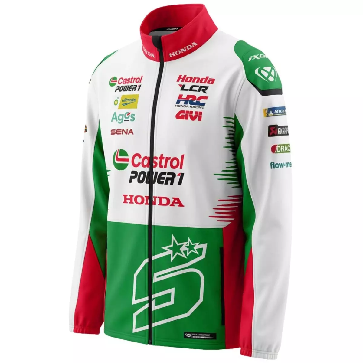 Veste Ixon SF1 DUAL ZL 26 Vert Blanc Rouge