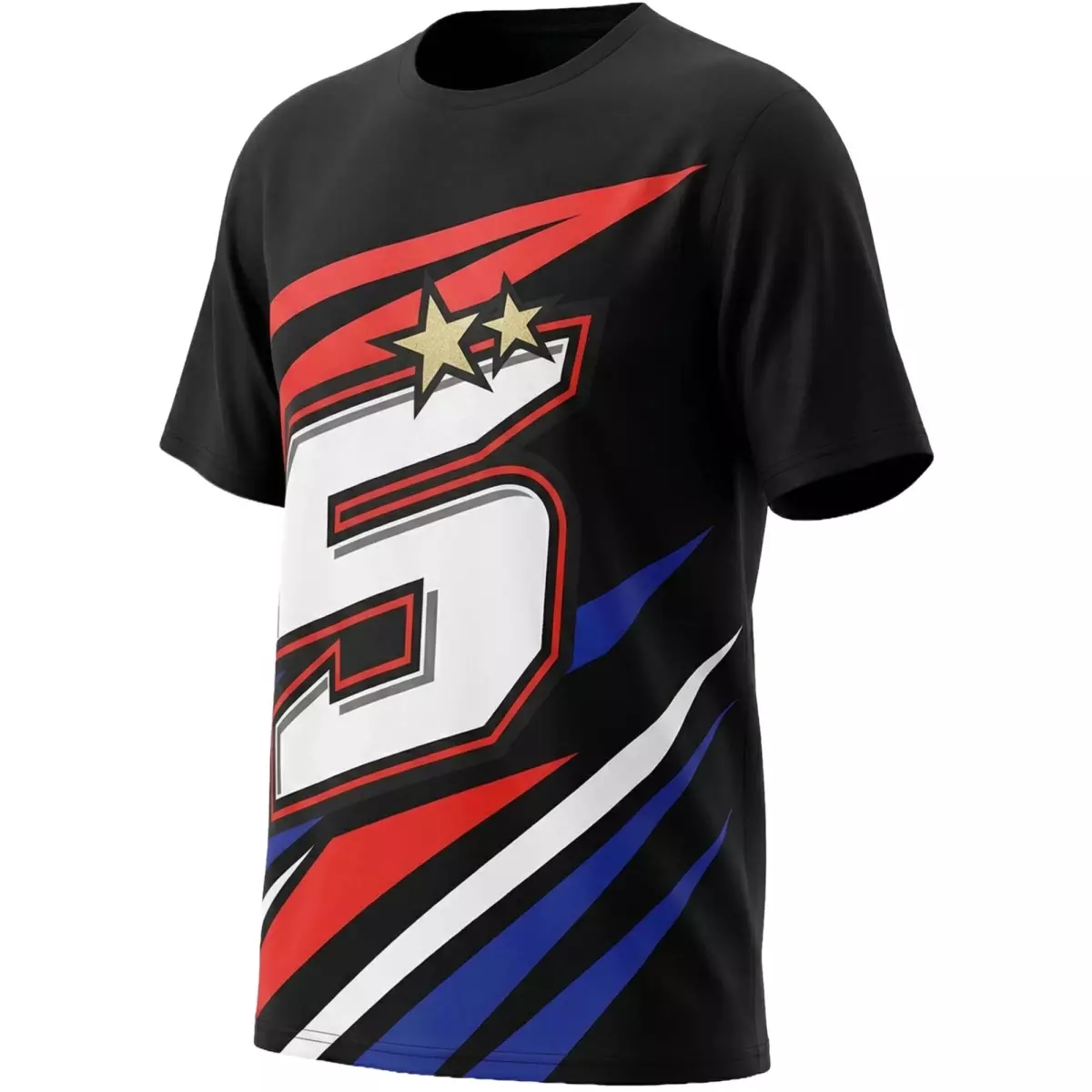 T-Shirt Ixon TS1 ZARCO 26 Noir Blanc Rouge