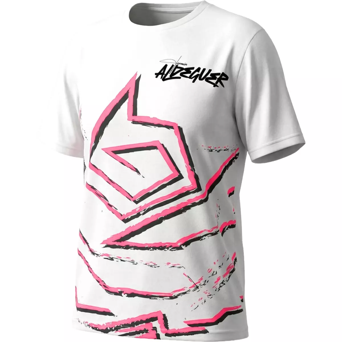 T-Shirt Ixon TS2 ADG 26 Blanc Rose Vif