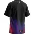 T-Shirt Ixon TS3 APRILIA 26 Noir Violet Rouge Fluo