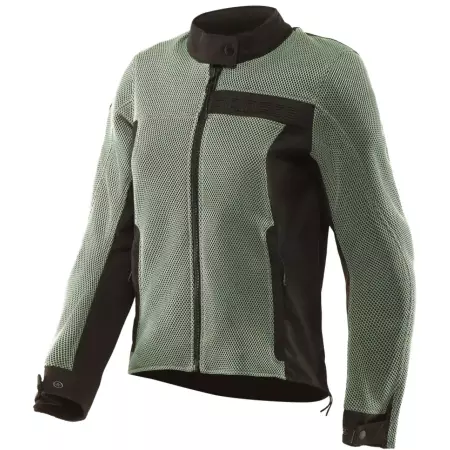 Blouson Femme Dainese Lisbona Air Iceberg Vert Noir - Blousons et Vestes Moto Femme DAINESE