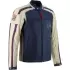 Blouson Helstons Club Bleu Beige Rouge