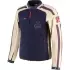 Blouson Femme Helstons Club Air Argent Bleu Rouge