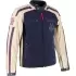 Blouson Femme Helstons Club Air Argent Bleu Rouge