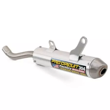 Silencieux Pro Circuit 304 2 Temps Alu Brossé Husqvarna TC250 - Echappement moto PRO CIRCUIT