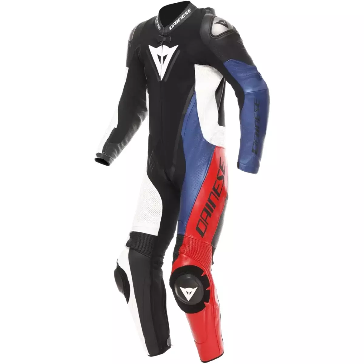 Combinaison 2 Pièces Dainese Demon Sprint Noir Blanc Rouge Lave