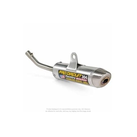 Silencieux 304 2 Temps Pro Circuit Alu Brossé KTM SX65 - Echappement moto PRO CIRCUIT