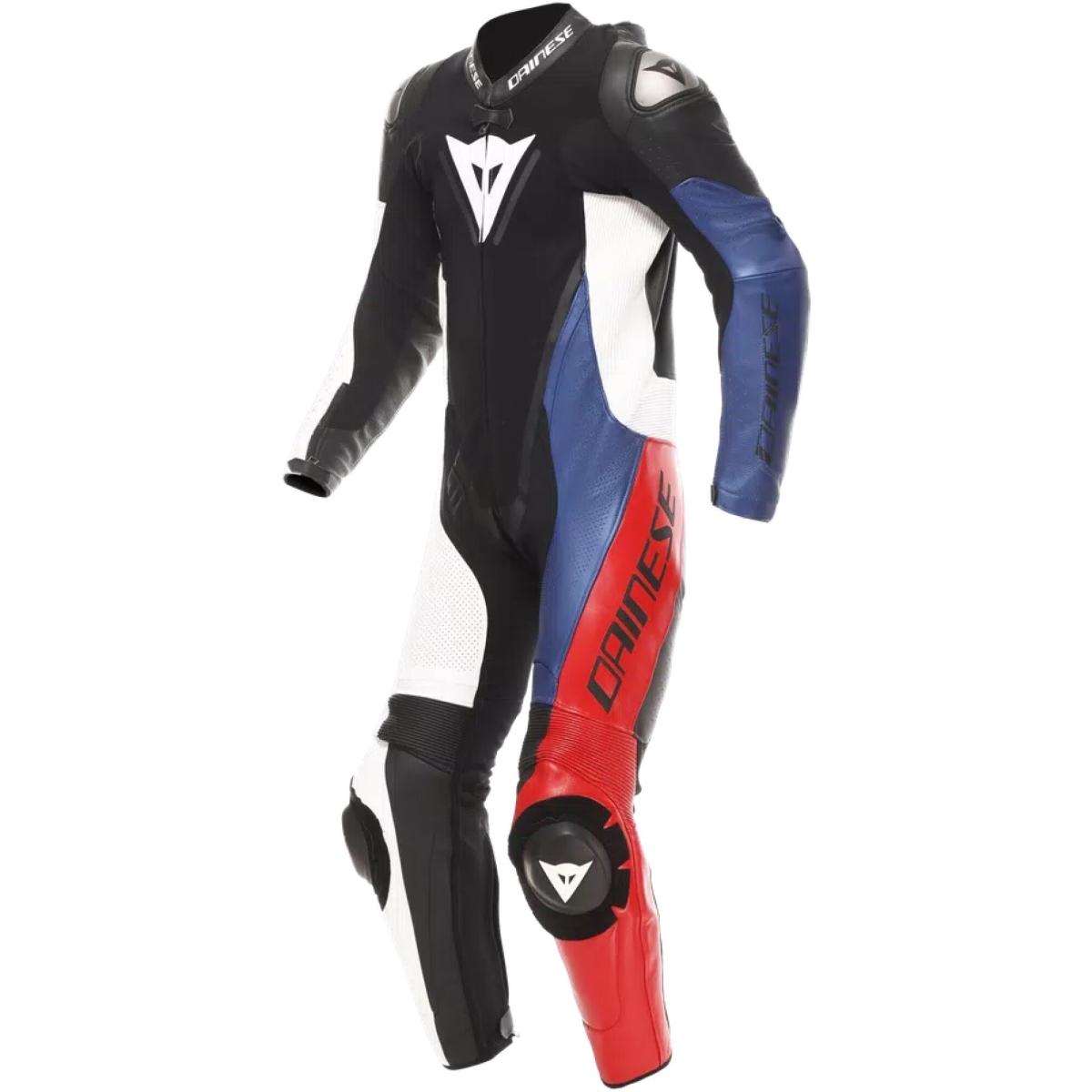 Combinaison 1 Pièce Dainese Demon Sprint Perf Noir Blanc Rouge Lave