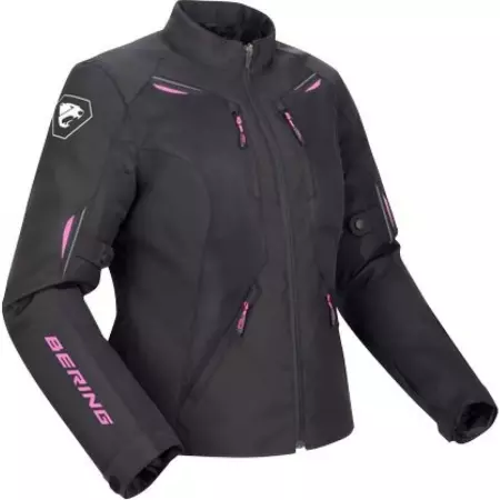 Blouson Femme Bering Brazilia Noir Fuchsia - Blousons et Vestes Moto Femme BERING