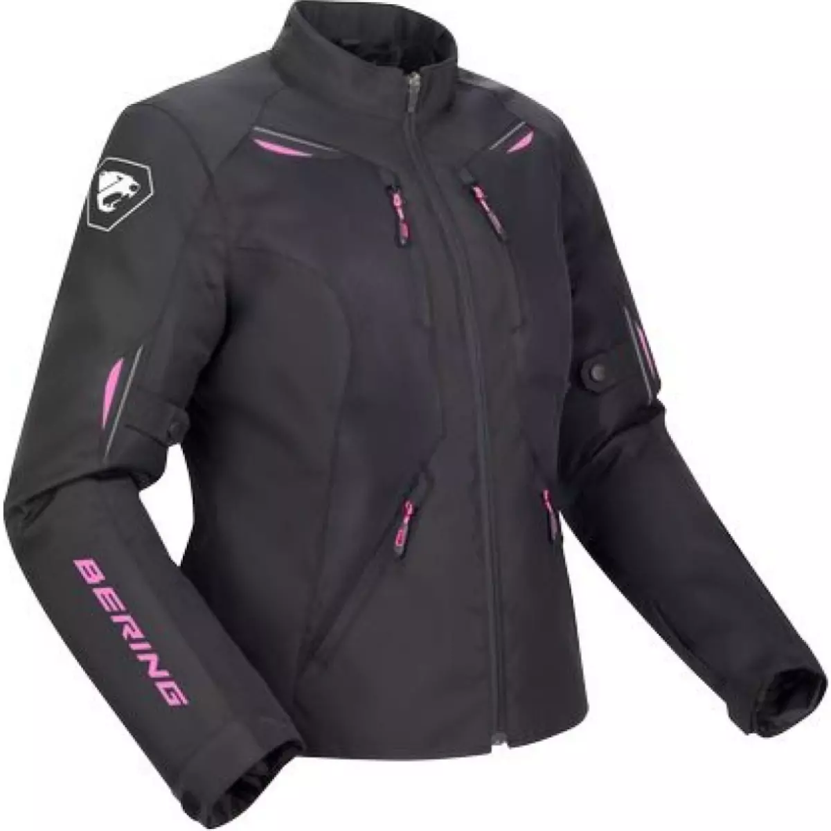Blouson Femme Bering Brazilia Noir Fuchsia