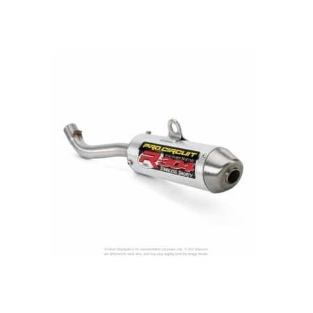 Silencieux 304 2 Temps Pro Circuit Alu Brossé KTM SX125/SX150 - Echappement moto PRO CIRCUIT