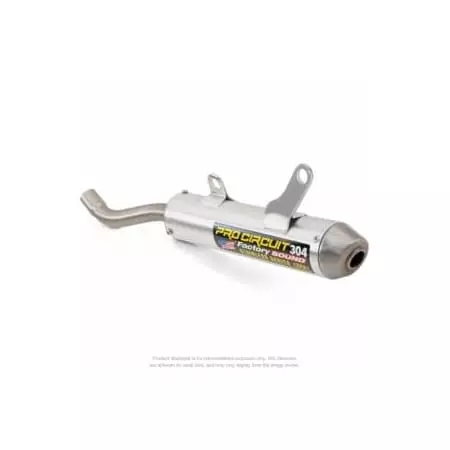 Silencieux 304 2 Temps Pro Circuit Alu Brossé KTM EXC300 - Echappement moto PRO CIRCUIT