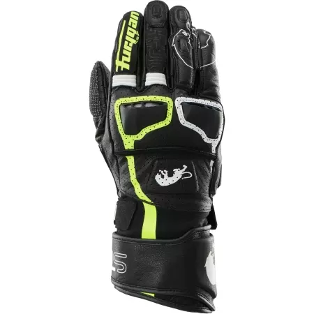 Gants Furygan STYG15 Vented Noir Blanc Jaune - Gants Moto FURYGAN